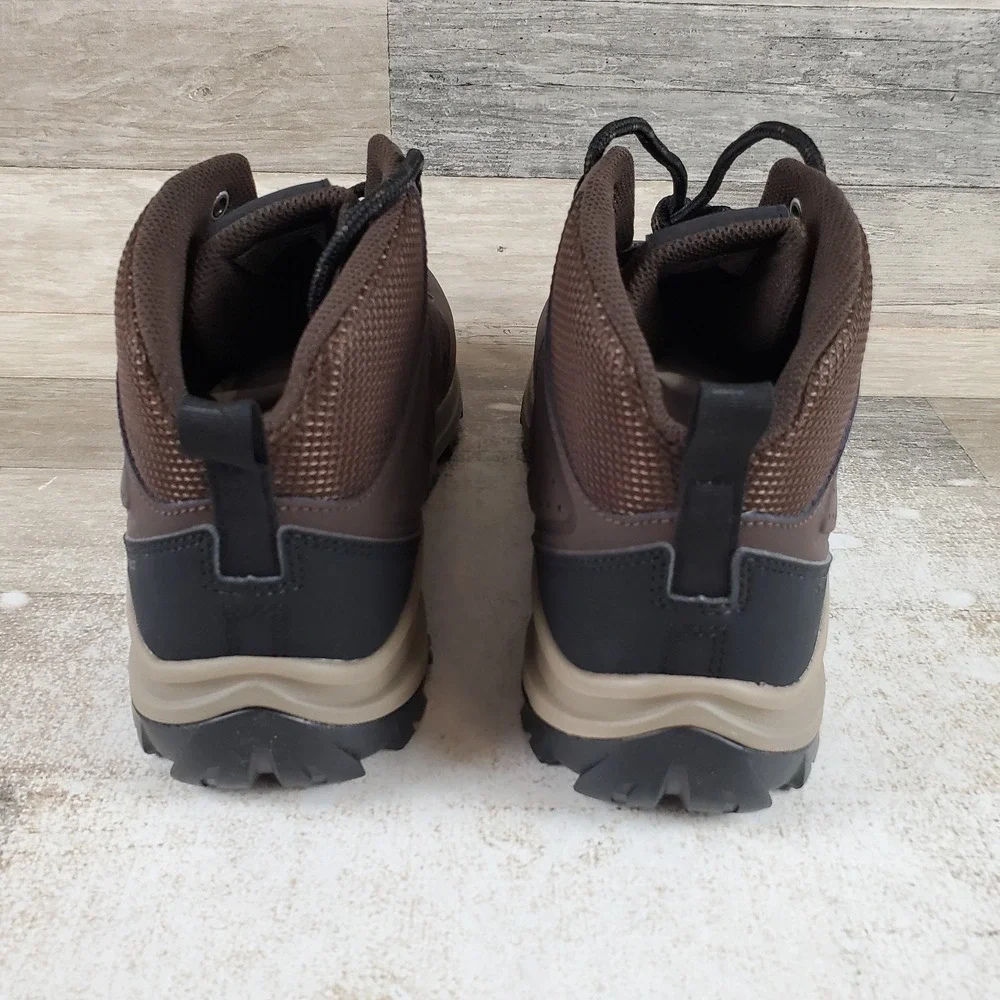 Columbia Transverse Mens Hiking Shoes Sz 11 W Cordovan Leather & Mesh Waterproof